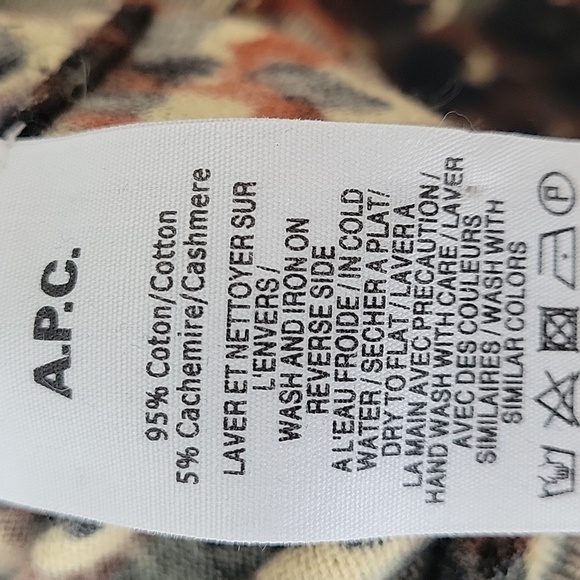 A.P.C Leopard Sweater, Small - Picture 5 of 5